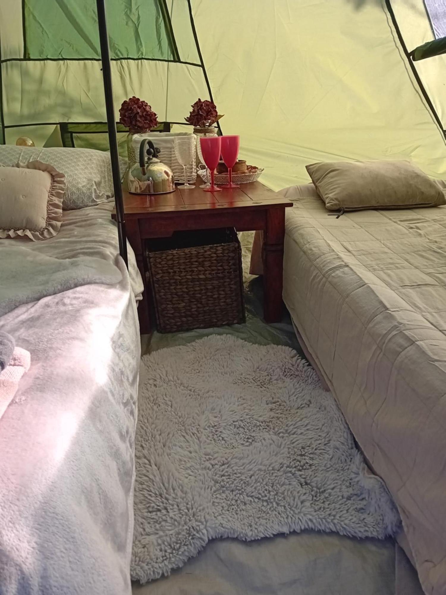 Indian Tent Tipi In Shared Lot And Shared Bathroom Mrse Exterior photo