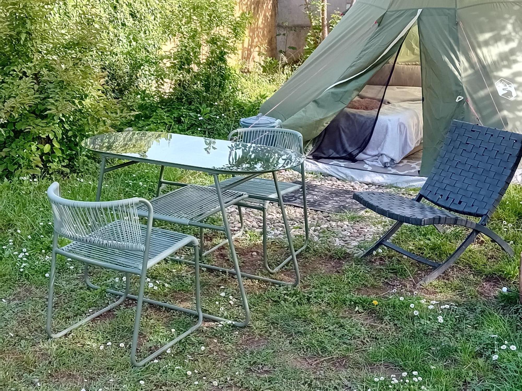 Indian Tent Tipi In Shared Lot And Shared Bathroom Mrse Exterior photo