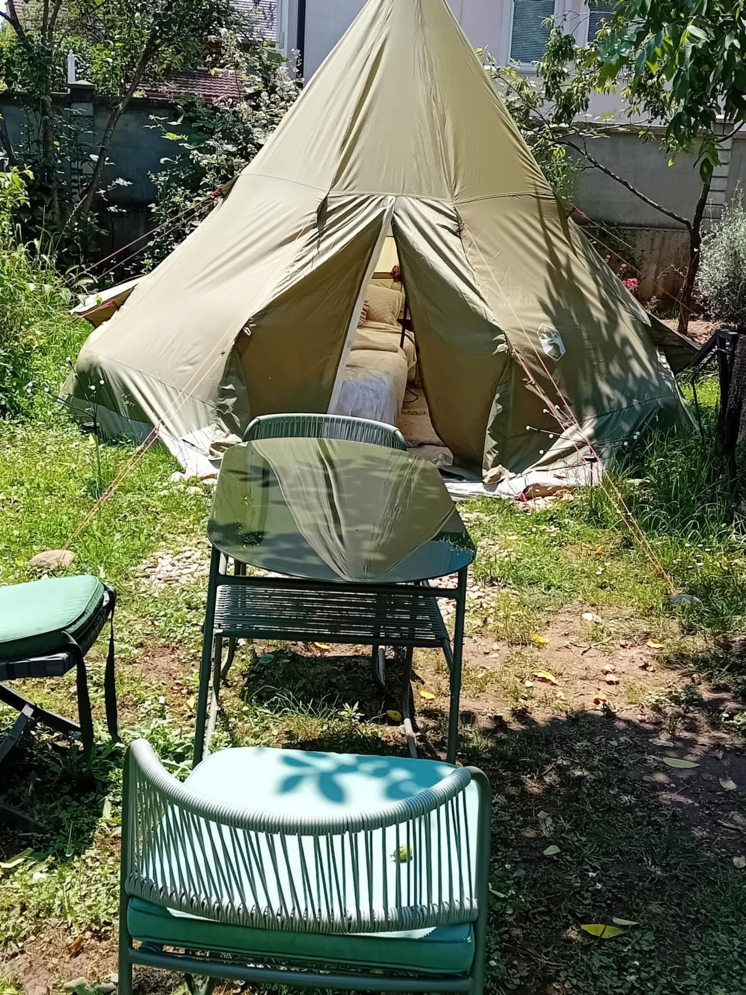 Indian Tent Tipi In Shared Lot And Shared Bathroom Mrse Exterior photo
